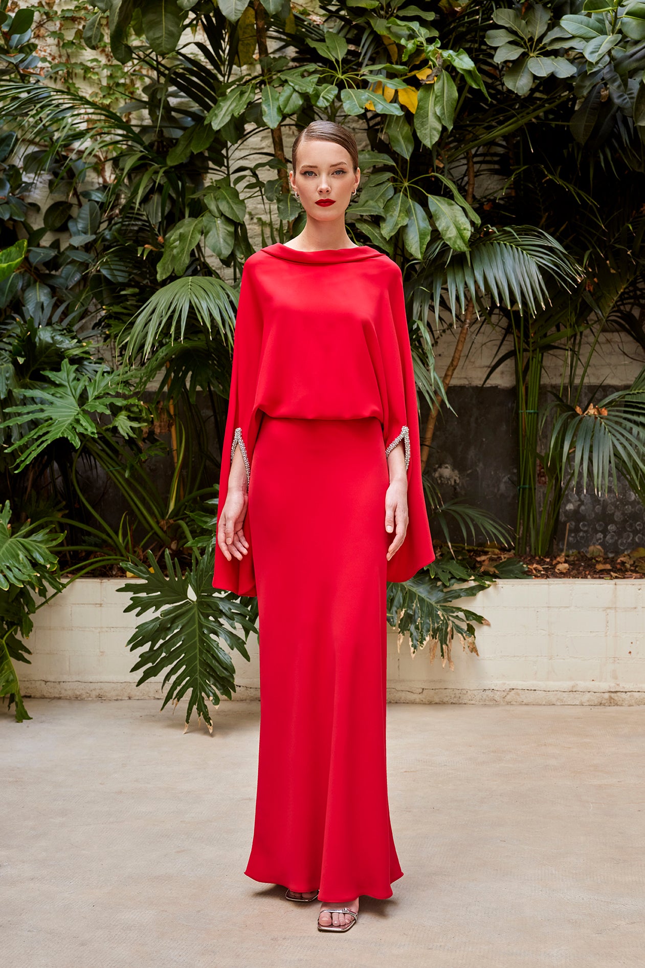Carla Ruiz 50529: Chic Two-Piece Ensemble with Flowing Blouse and Skirt