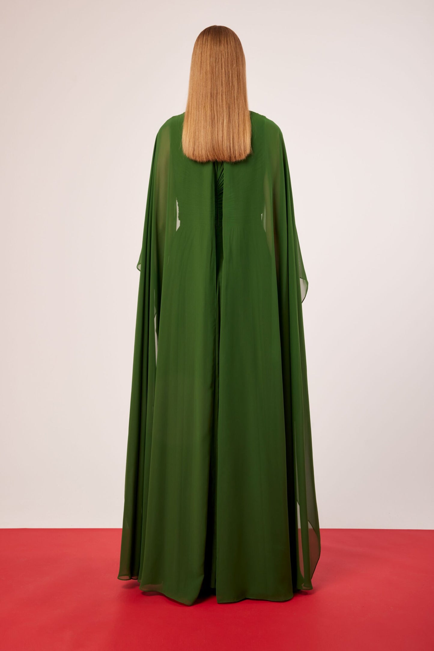 Carla Ruiz 51525 – Elegant Mother of the Bride Dress with Flowing Cape