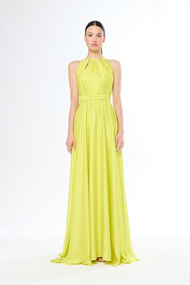 Carla Ruiz 51586 - Elegant Halter-Neck Evening Gown