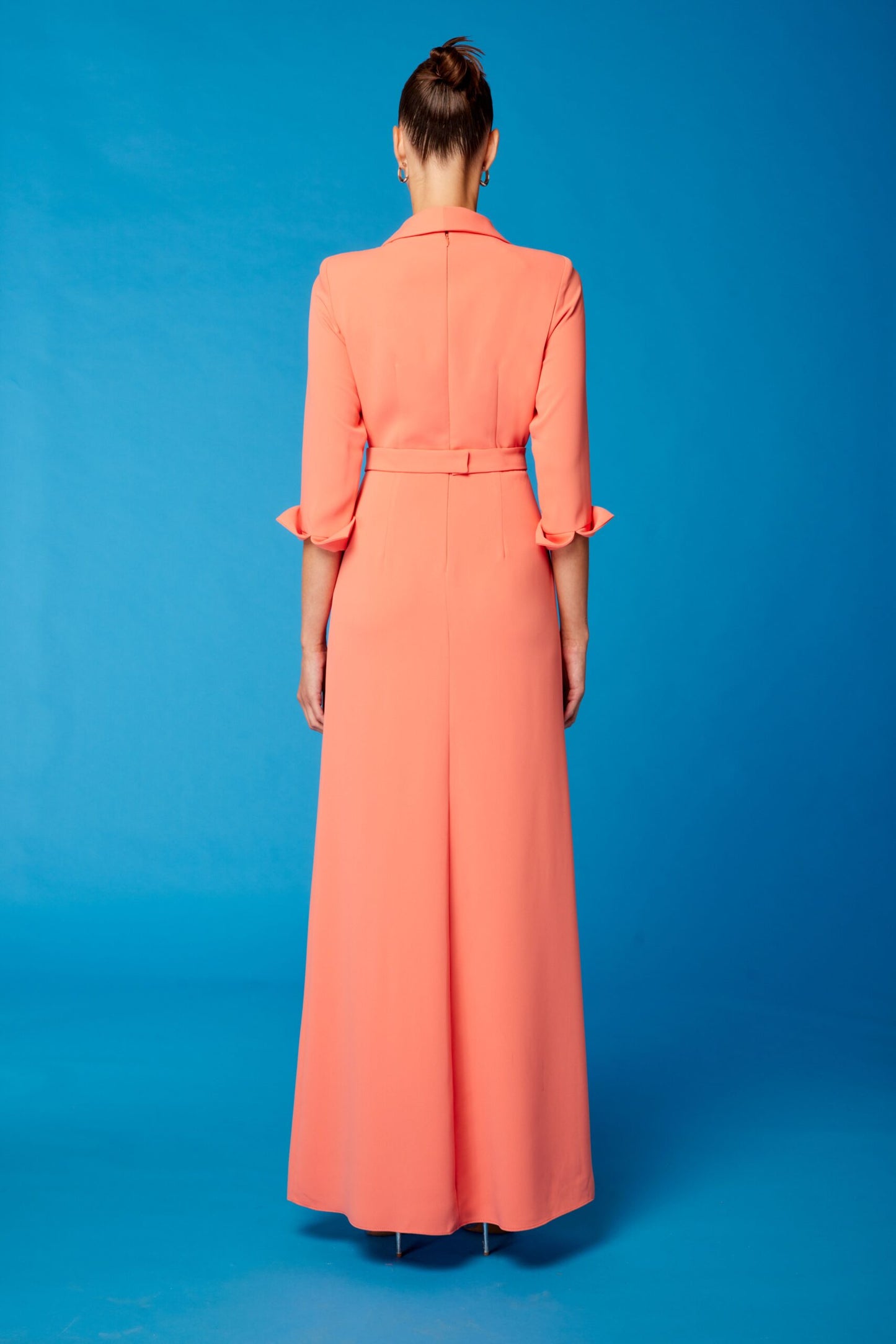 Carla Ruiz 51605 – Elegant Mother of the Bride Tuxedo Maxi Dress