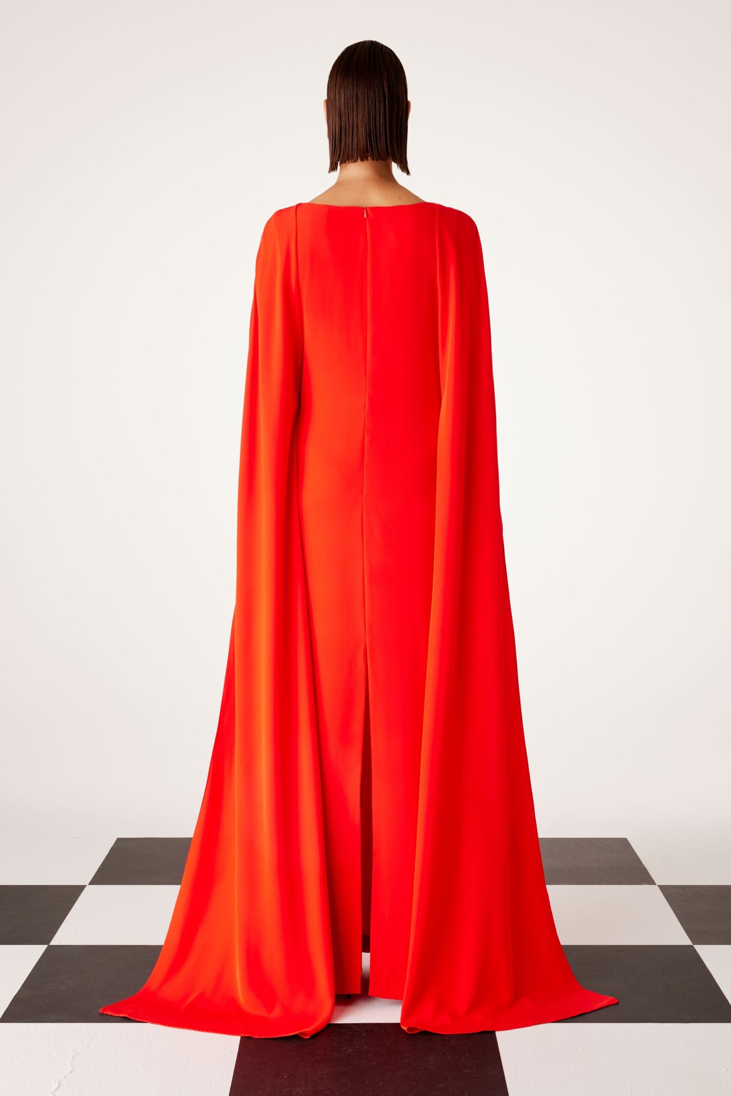 Carla Ruiz 51606 – Mother of the Bride Dress with Flowing Cape