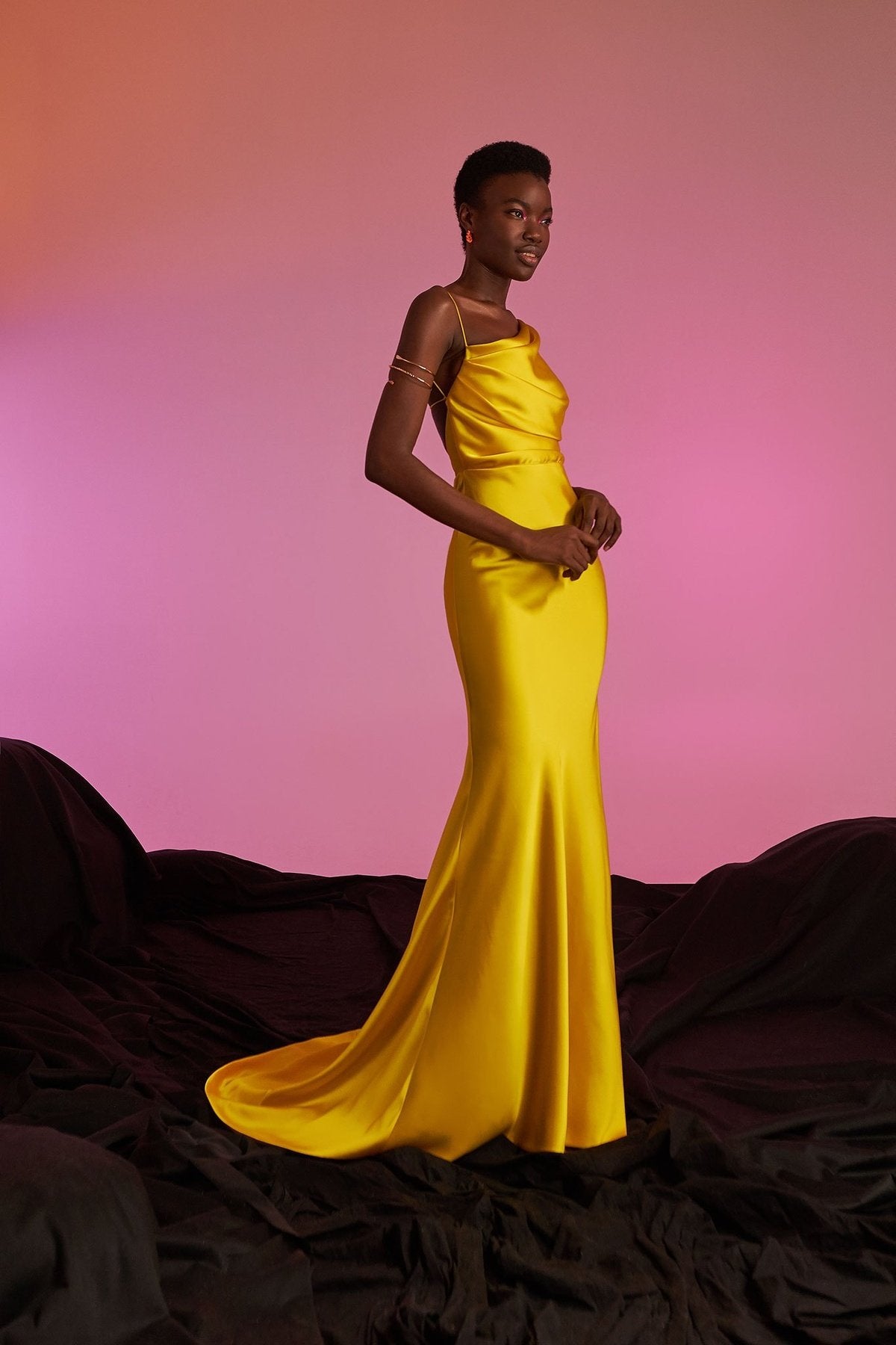 Olyamak 894: Sunshine Elegance Mermaid Gown