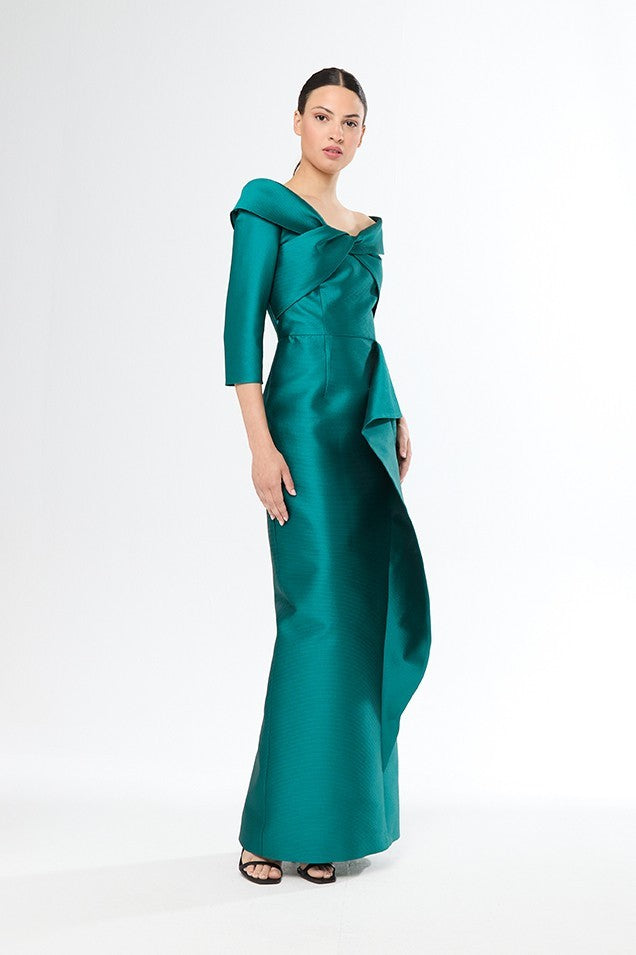 Elegant Long Mother of the Bride Dress – Carla Ruiz 51539