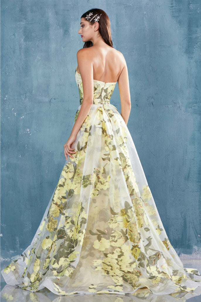 Andrea & Leo A0770: Under the Lemon Tree Fil Coupe Gown