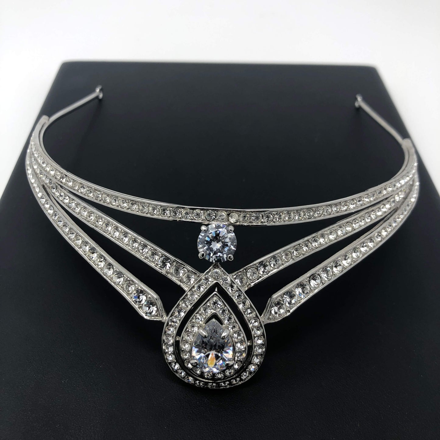 Fascinating Triple Layer Tiara - Rofial Beauty