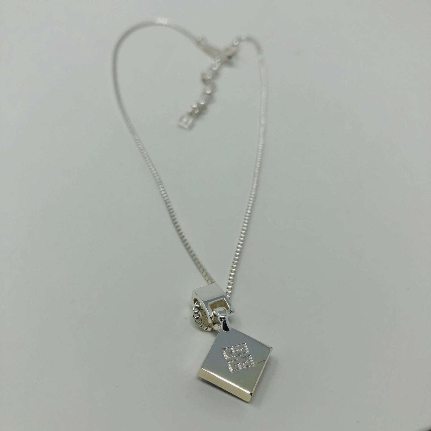 Gold Stone Diamond Shape Necklace - Rofial Beauty