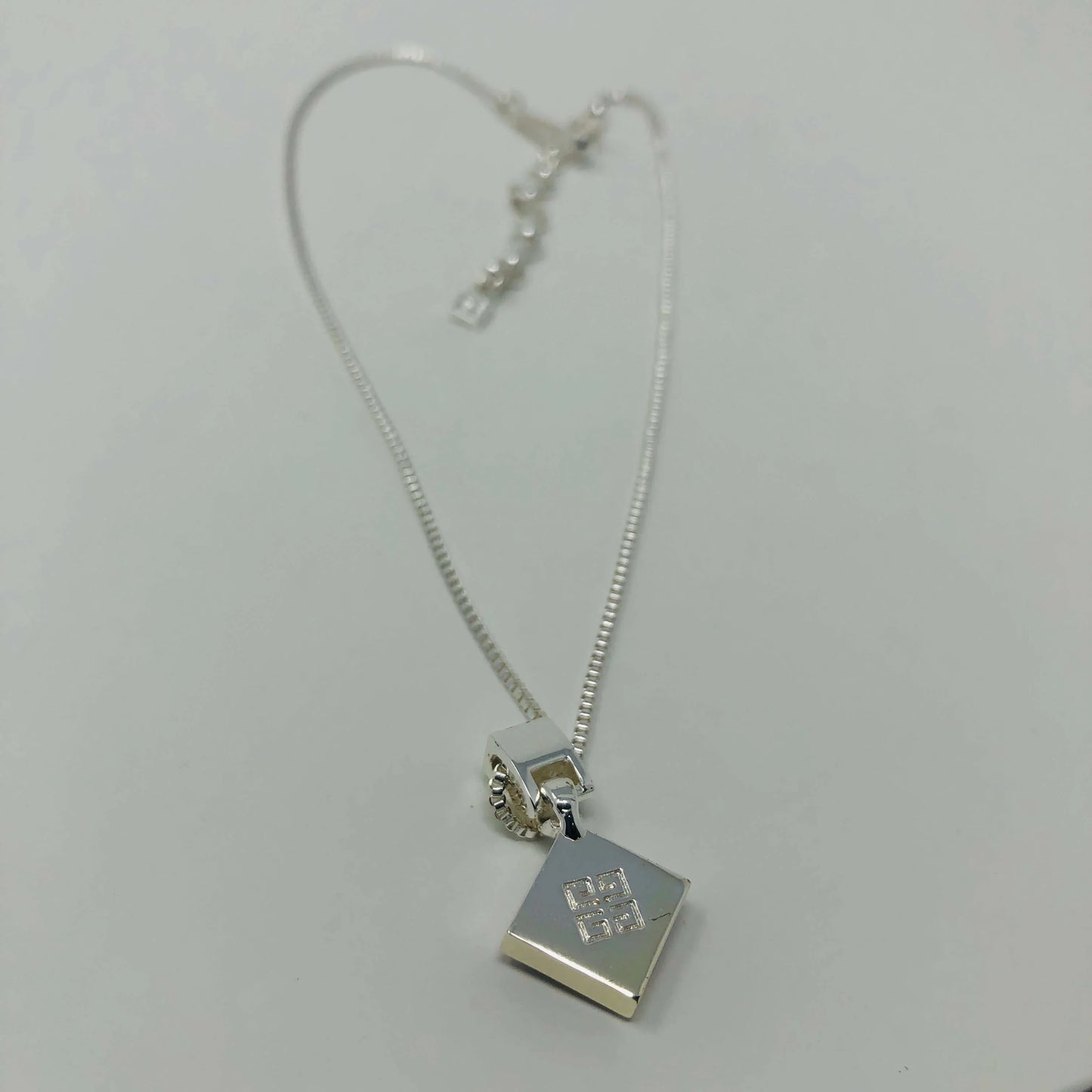 Gold Stone Diamond Shape Necklace - Rofial Beauty