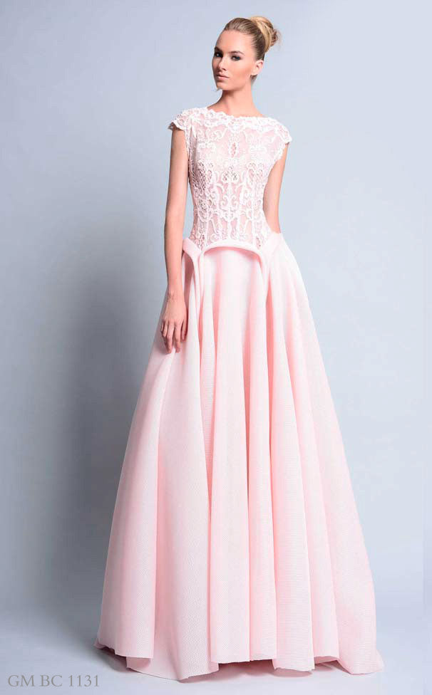 Gemy Maalouf Pink Stylish Dress - Rofial Beauty