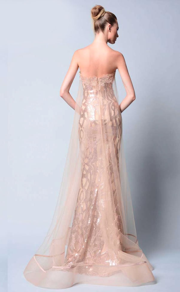 Gemy Maalouf Off Shoulder Floor Length Gown - Rofial Beauty