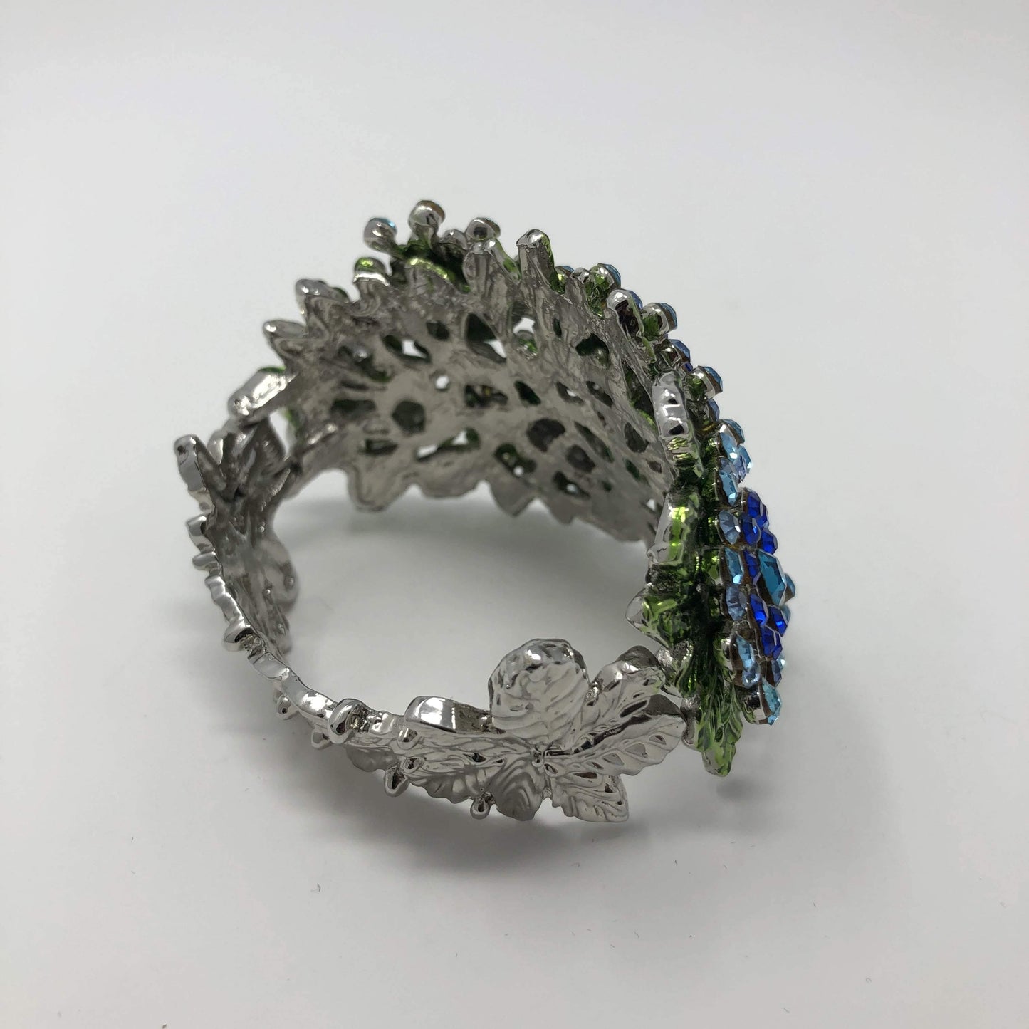 Blue and Green Flower Bracelet - Rofial Beauty