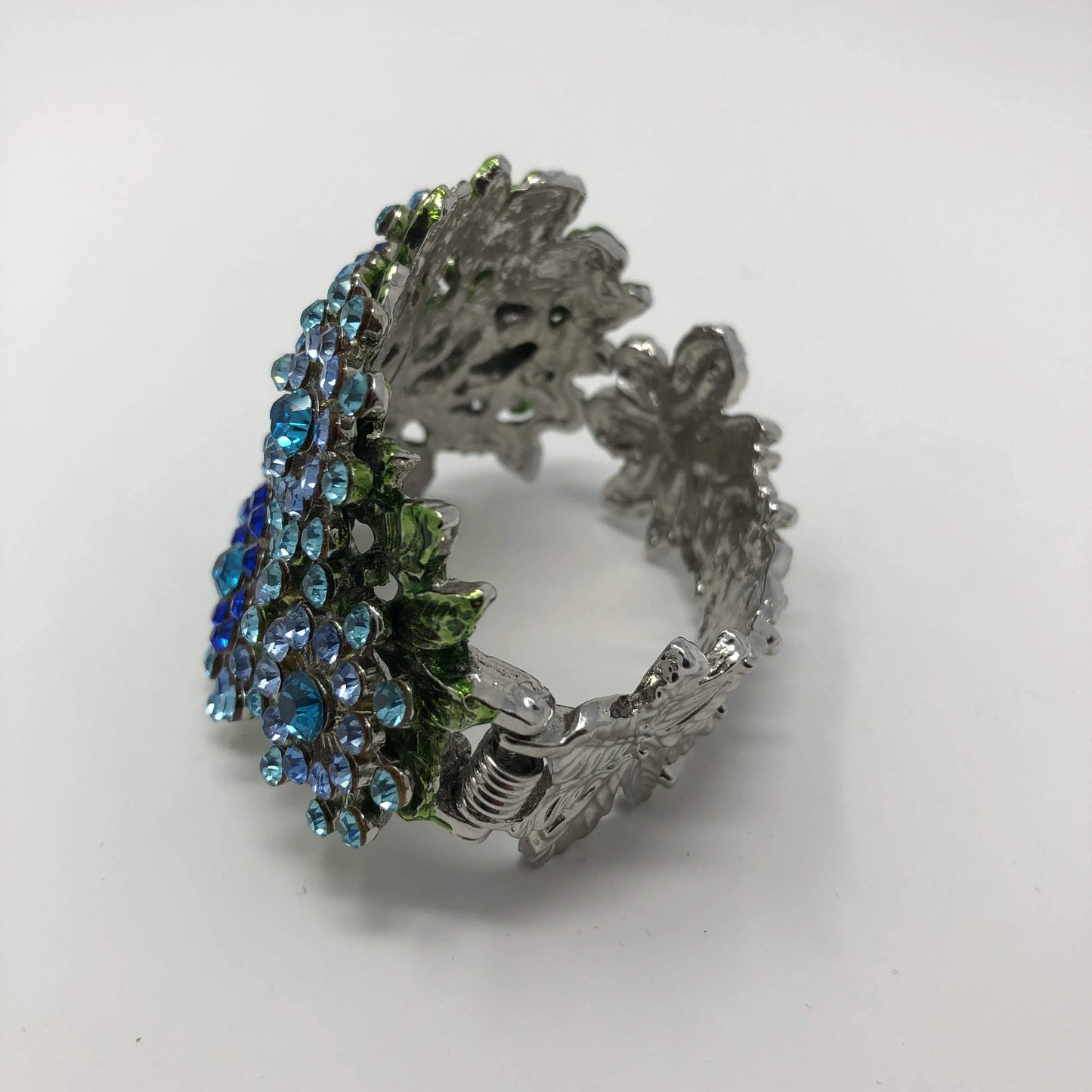 Blue and Green Flower Bracelet - Rofial Beauty