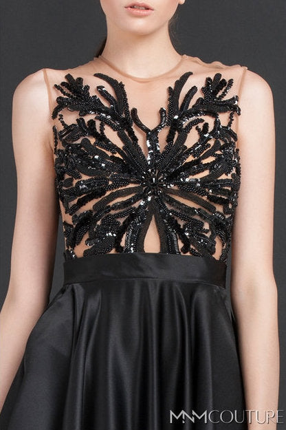 Embellished A-line Gown - Rofial Beauty