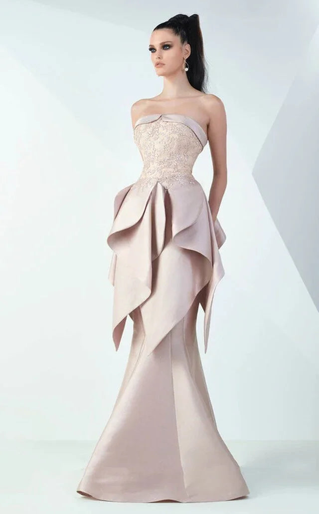 Long Desert Top Gown - Rofial Beauty