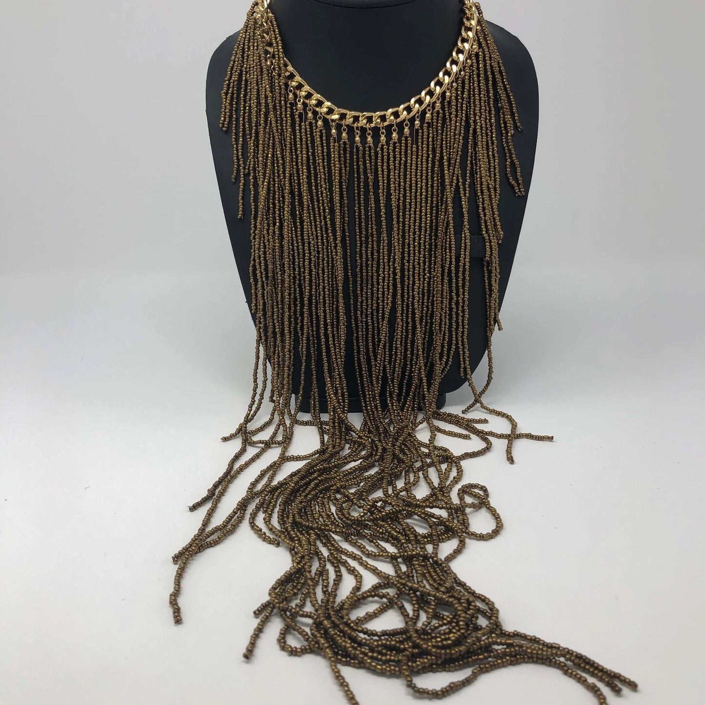Bead Tussled Chain - Rofial Beauty