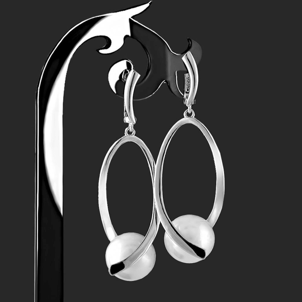 Silver Plated Majorca Earrings - Rofial Beauty