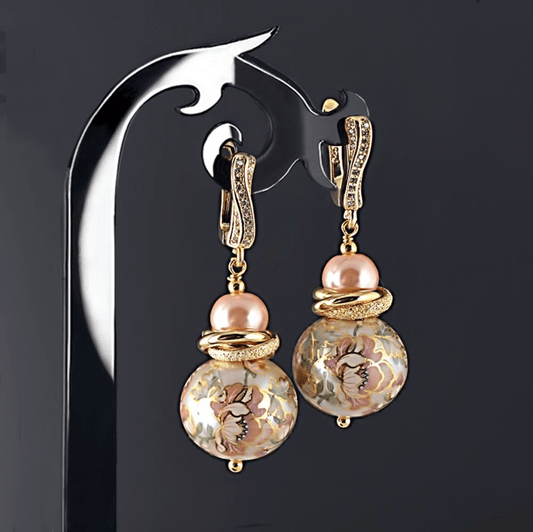 Rose Majorca Pearl Earrings - Rofial Beauty