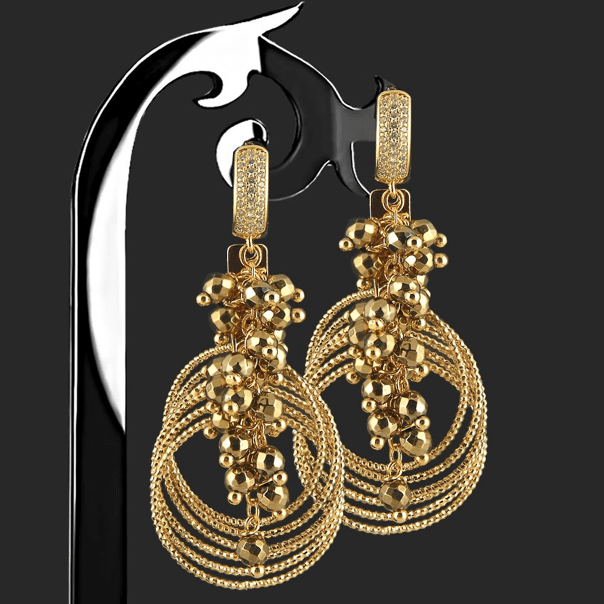 Natural Hematite Earrings - Rofial Beauty