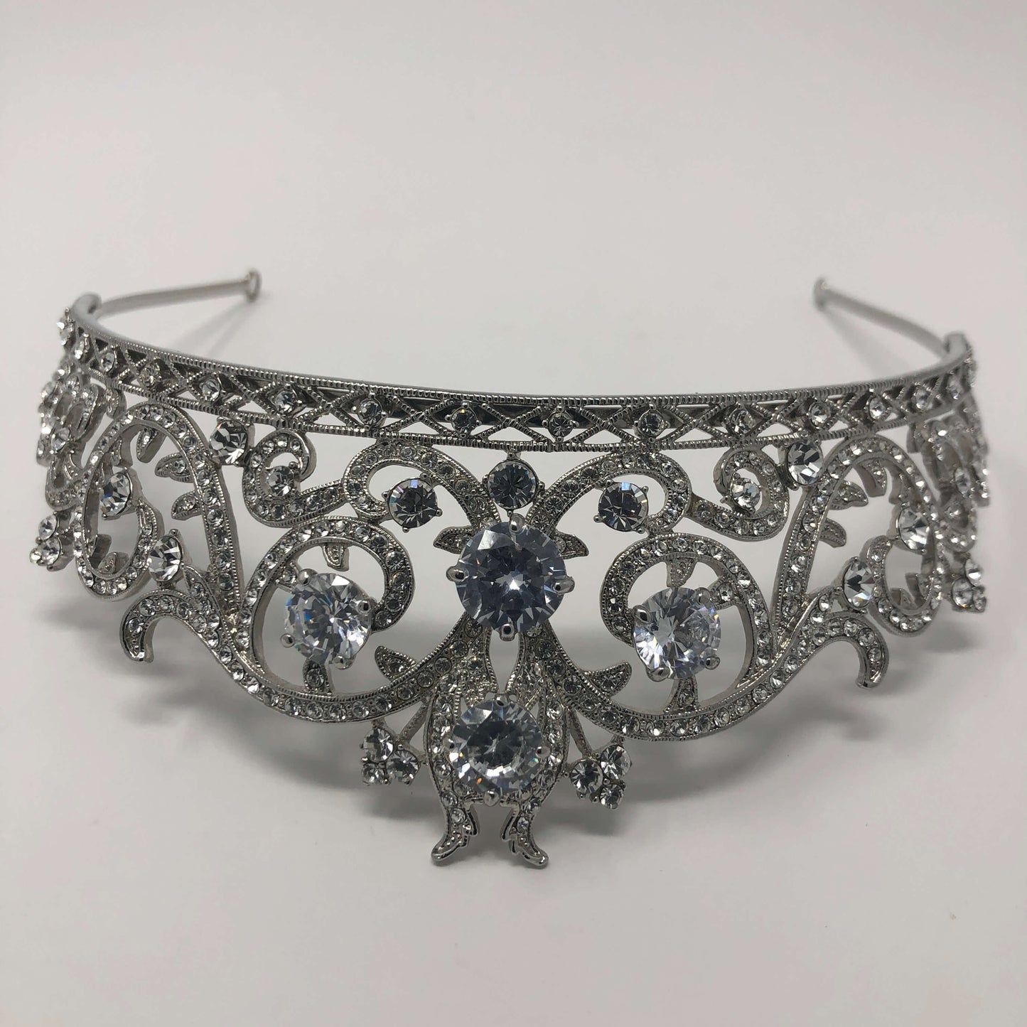 Silver Heirloom Tiara - Rofial Beauty