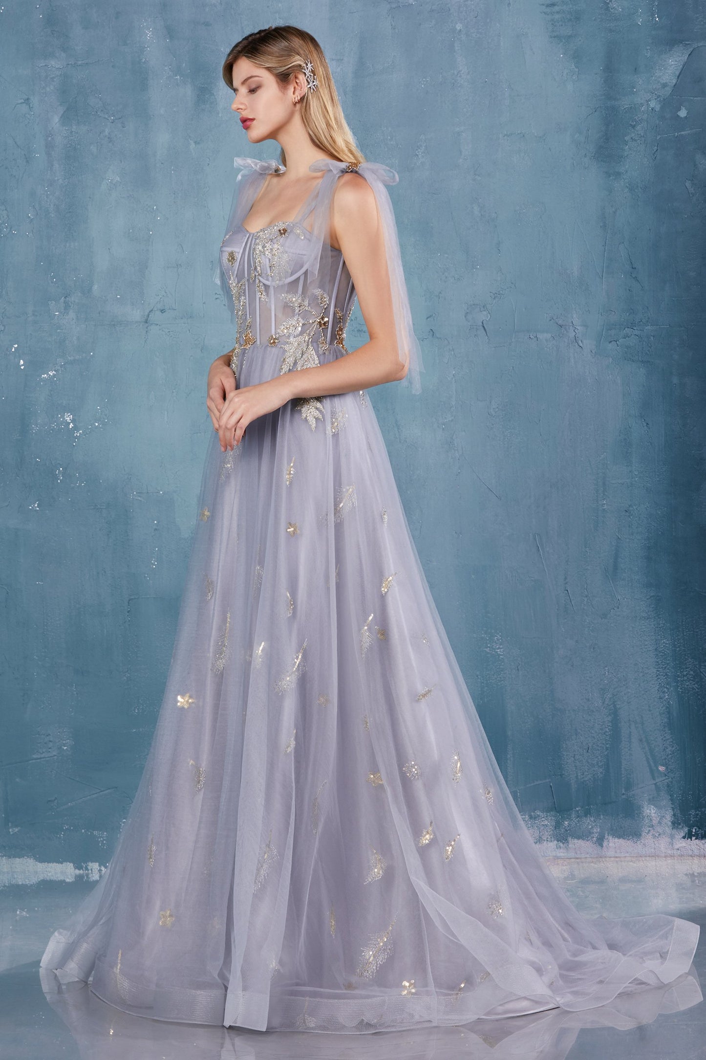Star of my Eye Corset Tulle A-Line - Rofial Beauty