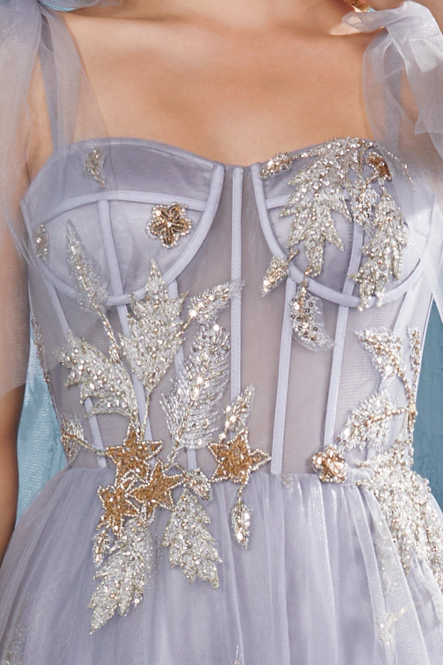 Star of my Eye Corset Tulle A-Line - Rofial Beauty