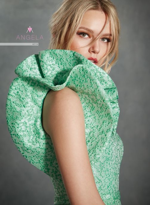 One Ruffle Shouldered Dress - Rofial Beauty