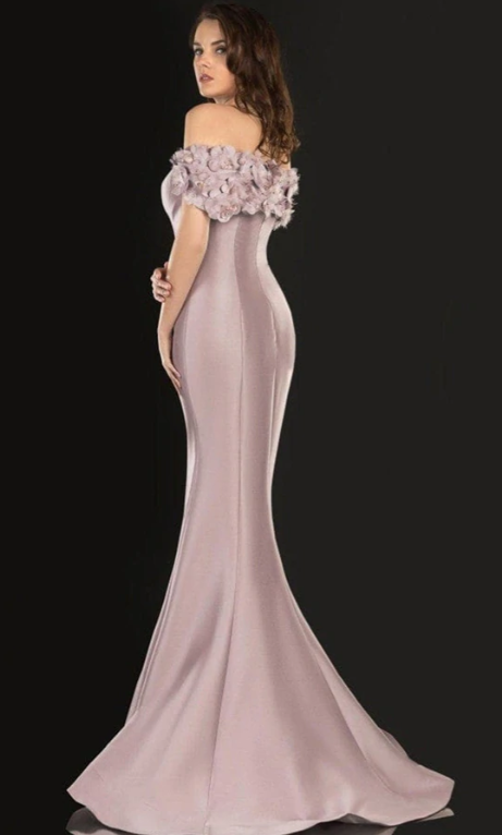 Floral Off Shoulder Long Gown
