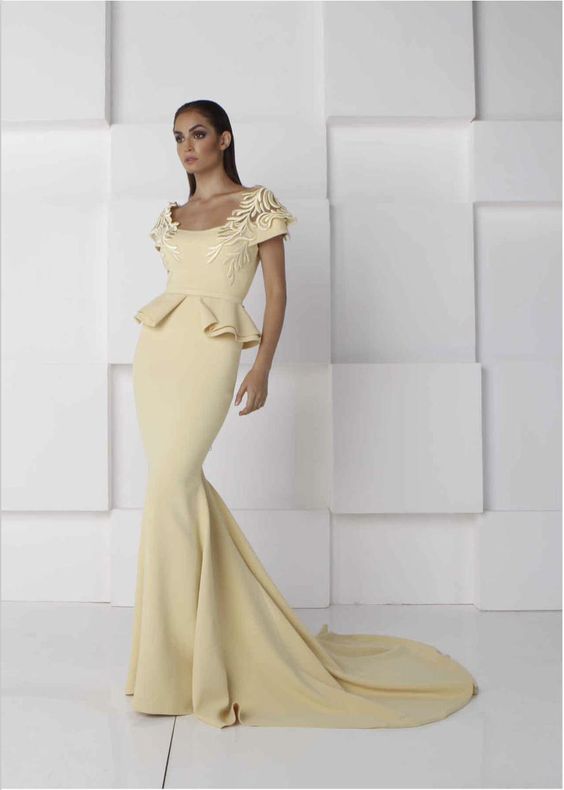 Navajo White Mermaid Dress - Rofial Beauty