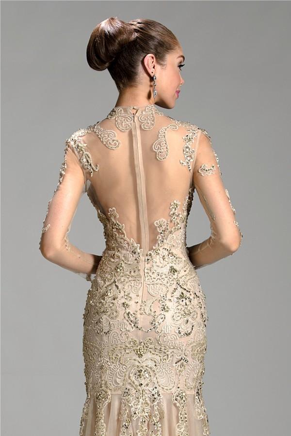 Janique Heavily Embroidered Dress - Rofial Beauty