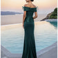 Terani Couture 261E6235 Off-Shoulder Mermaid Evening Gown