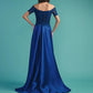 Beside-Couture-Dress-BC1523-Royal-Navy-Epitome-of-Sophistication-Back-View - Rofial Beauty