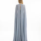 Gemy Maalouf EDSS26 2152LD Beaded Embroidered Cape Evening Gown