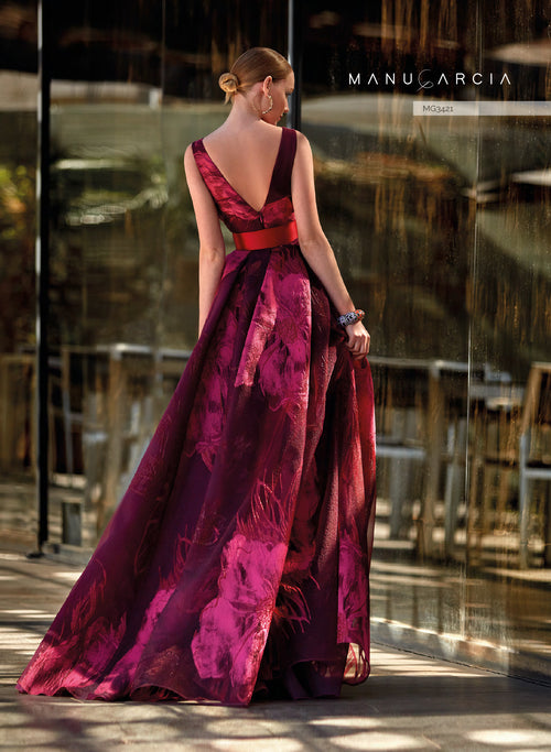 Match My Style Princess Cut Organza Dress Red – La Epoca Fashion Boutique