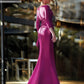 HigarNovias-MG3423-Mermaid-Cut-Dress-Fulfill-Wishes-Elegance-Comfort-Back-View - Rofial Beauty
