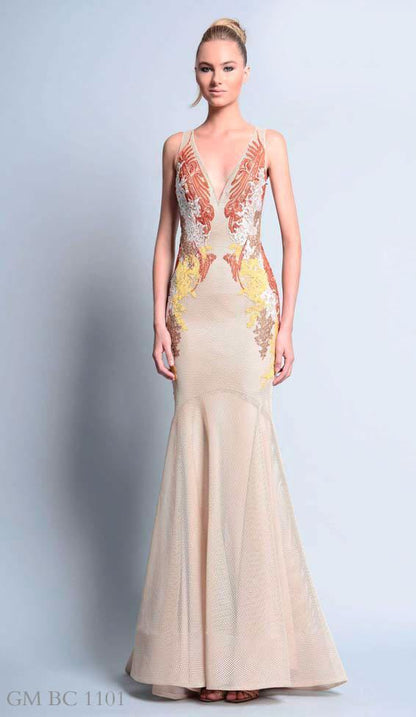 Bisque Mermaid Dress - Rofial Beauty