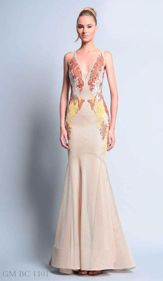 Bisque Mermaid Dress - Rofial Beauty
