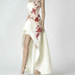 Embroidered High-Low Dress - Rofial Beauty