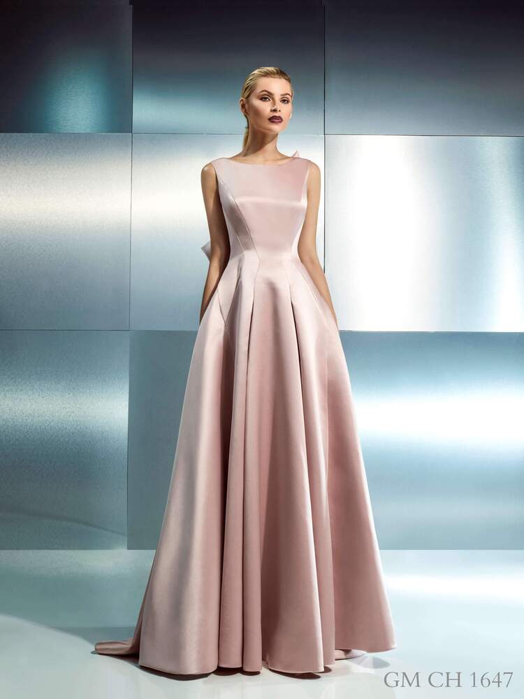 Gemy Maalouf Elegant Pink Dress - Rofial Beauty