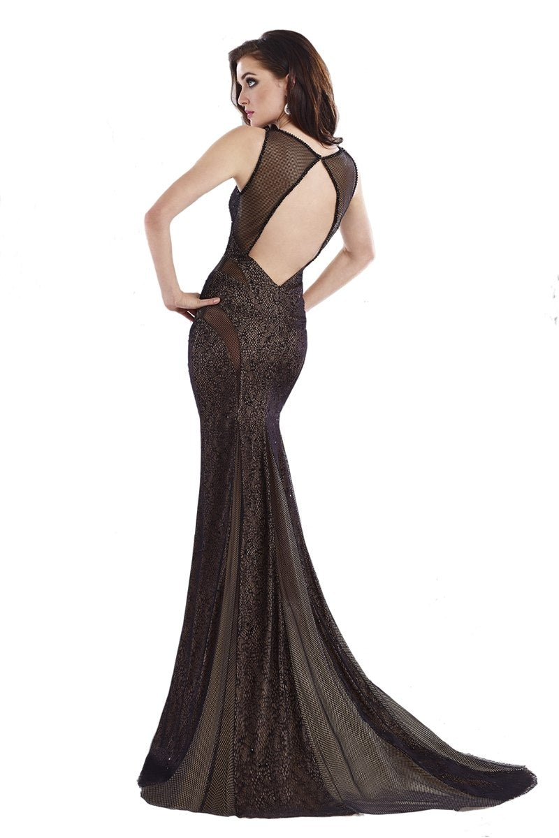 Janique Black and Translucent Gown - Rofial Beauty