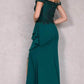 Terani Couture 2221M0381 - Off Shoulder Draped Evening Dress