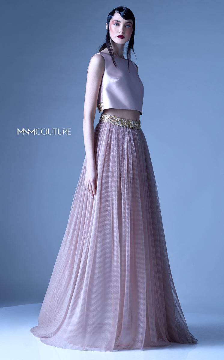 Gaby Charbachy GC 929 Mauve Silk Dress - Rofial Beauty