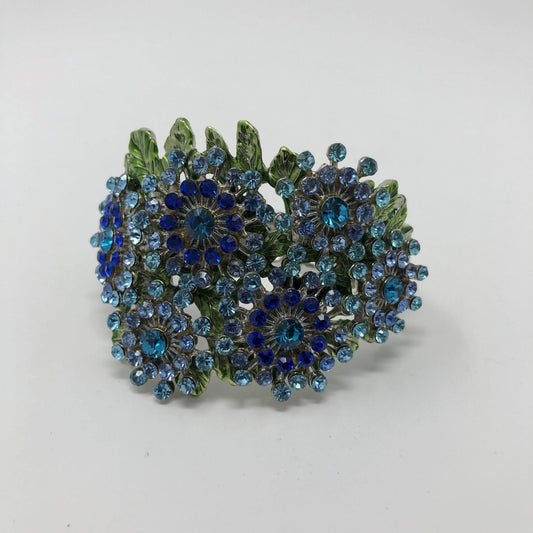 Blue and Green Flower Bracelet - Rofial Beauty