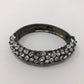 Embellished Cuff with Silver Rhinestones - Rofial Beauty