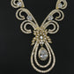 Large Golden Necklace - Rofial Beauty