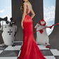 Back view of Ariamo 6204530000 Gown showing transparent back - Rofial Beauty