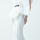 Classy White Gown - Rofial Beauty