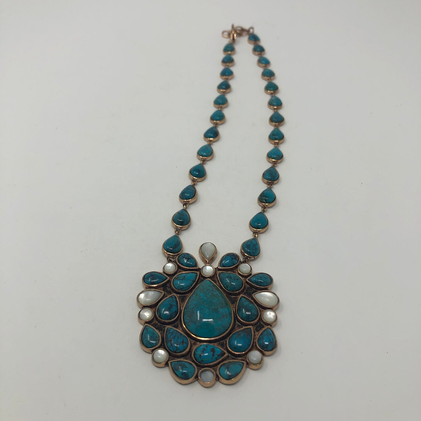 Turquoise and Mother of Pearl - Rofial Beauty