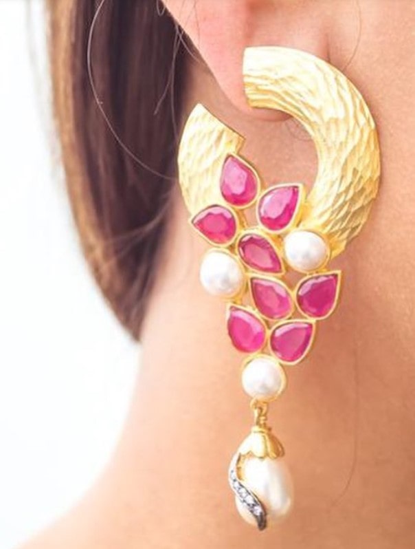 Golden Toulouse Earrings - Rofial Beauty