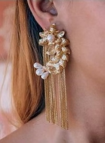 Resin Pearl Earrings