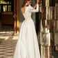 Back view of Olyamak Kimi Ivory Dress - Rofial Beauty