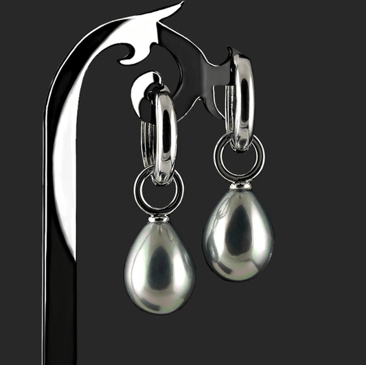 Lustrous Pearl Earrings - Rofial Beauty